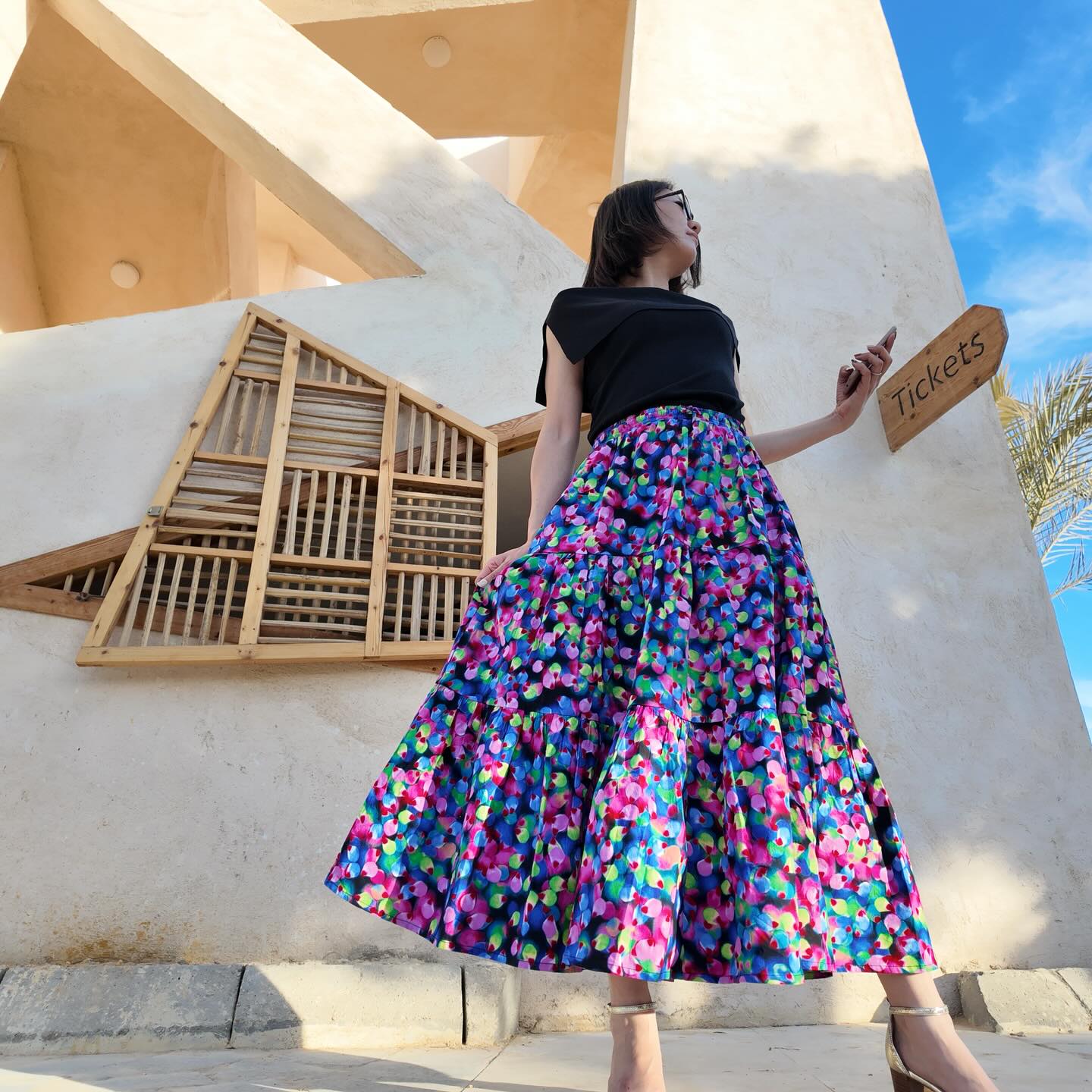 かわいくてエレガントなティアードスカート!page-visual かわいくてエレガントなティアードスカート!ビジュアル